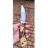 ЗОЛОТА ПЕРЛИНА ніж ручної роботи майстерні VIKTOR KNIVES, купити замовити в Україні, CPM® S125V™ в обкладинках нержавіючої сталі 95Х18, 64 HRC